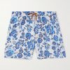Straight-Leg Mid-Length Floral-Print Swim Shorts Straight-Leg Mid-Length Floral-Print Swim Shorts