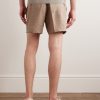 Arizona Straight-Leg Linen Drawstring Bermuda Shorts - BK Arizona Straight-Leg Linen Drawstring Bermuda Shorts - BK