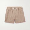 Arizona Straight-Leg Linen Drawstring Bermuda Shorts Arizona Straight-Leg Linen Drawstring Bermuda Shorts