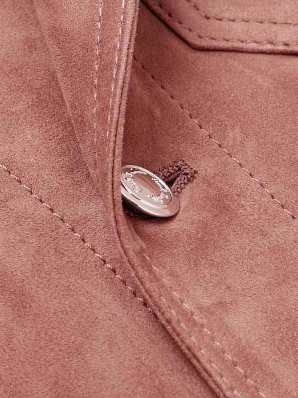 Slim-Fit Suede Jacket - CU