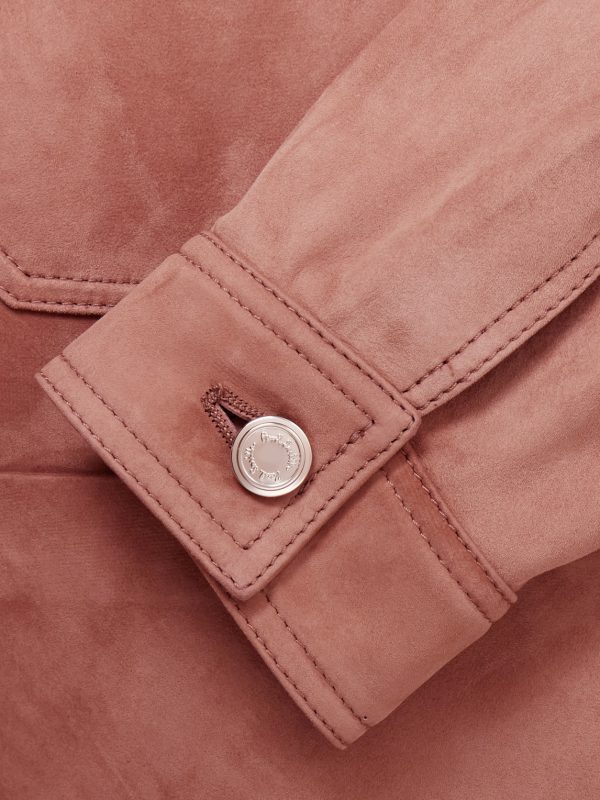Slim-Fit Suede Jacket - E1