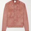 Slim-Fit Suede Jacket