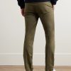 Tapered Organic-Cotton Twill Trousers - BK Tapered Organic-Cotton Twill Trousers - BK