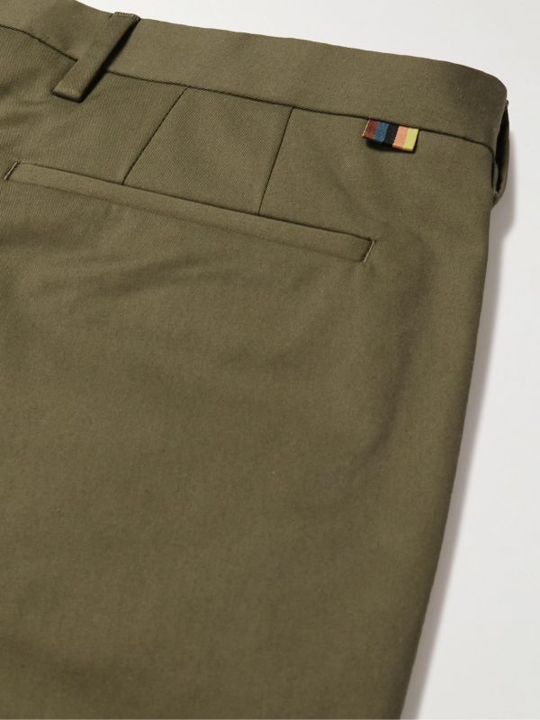 Tapered Organic-Cotton Twill Trousers - CU Tapered Organic-Cotton Twill Trousers - CU