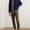 Tapered Organic-Cotton Twill Trousers - OU Tapered Organic-Cotton Twill Trousers - OU