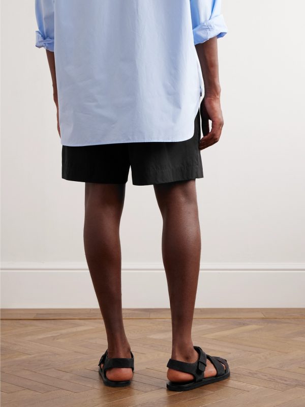 Wide-Leg Gerhardt Shell Shorts - BK Wide-Leg Gerhardt Shell Shorts - BK