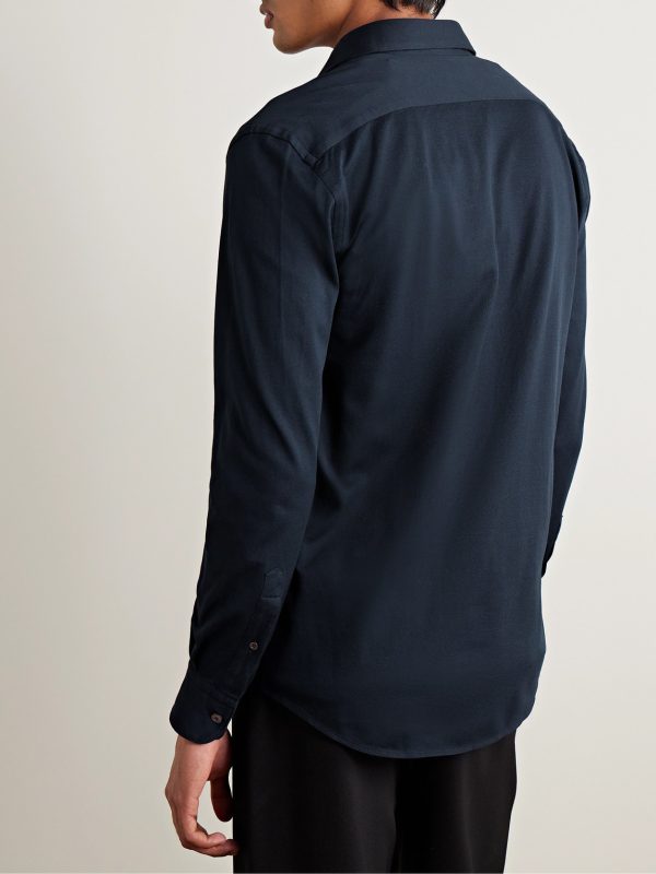 Cotton-Piqué Shirt - BK Cotton-Piqué Shirt - BK