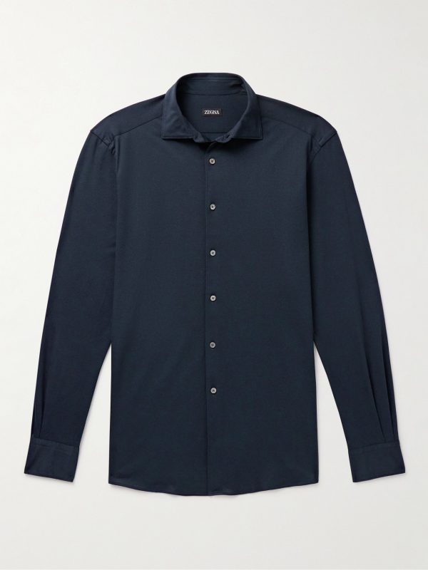 Cotton-Piqué Shirt Cotton-Piqué Shirt
