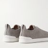 Triple Stitch™ Suede Slip-On Sneakers - BK
