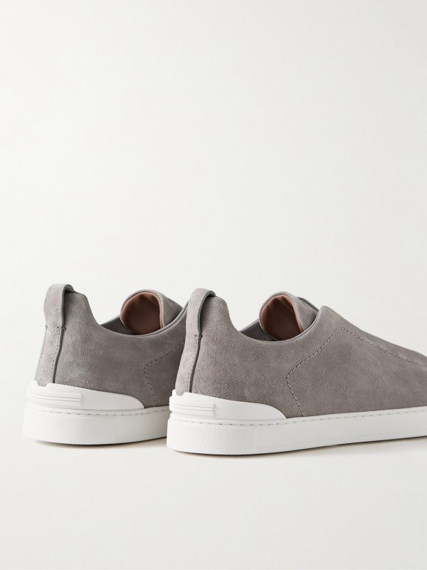 Triple Stitch™ Suede Slip-On Sneakers - BK