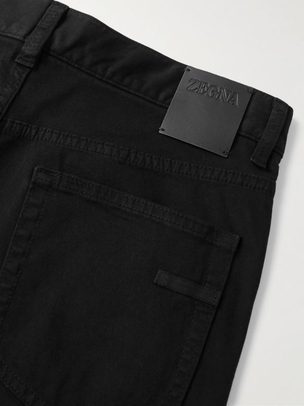 Slim-Fit Brushed Cotton-Blend Trousers - CU Slim-Fit Brushed Cotton-Blend Trousers - CU