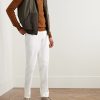 Slim-Fit Straight-Leg Stretch-Cotton Twill Trousers - OU Slim-Fit Straight-Leg Stretch-Cotton Twill Trousers - OU