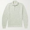 Ribbed Cotton Half-Zip Sweater Ribbed Cotton Half-Zip Sweater