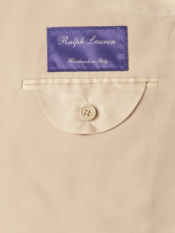 Slim-Fit Double-Breasted Silk-Shantung Suit - E2 Slim-Fit Double-Breasted Silk-Shantung Suit - E2