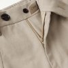 Tapered Brushed Cotton-Blend Twill Trousers - E1