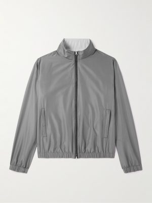 Reversible Shell Bomber Jacket