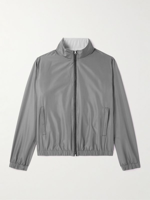 Reversible Shell Bomber Jacket Reversible Shell Bomber Jacket