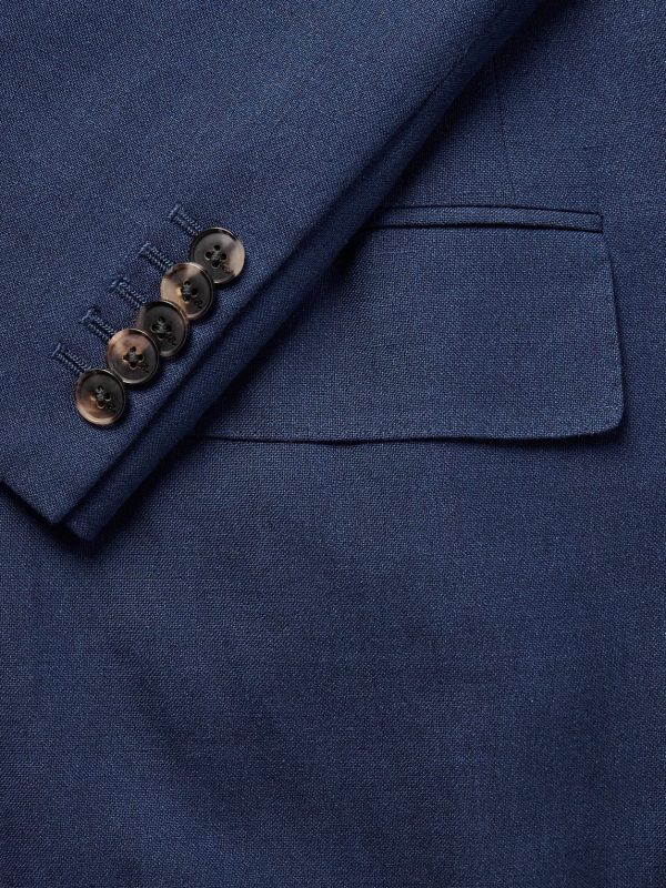 Double-Breasted Linen and Wool-Blend Blazer - CU