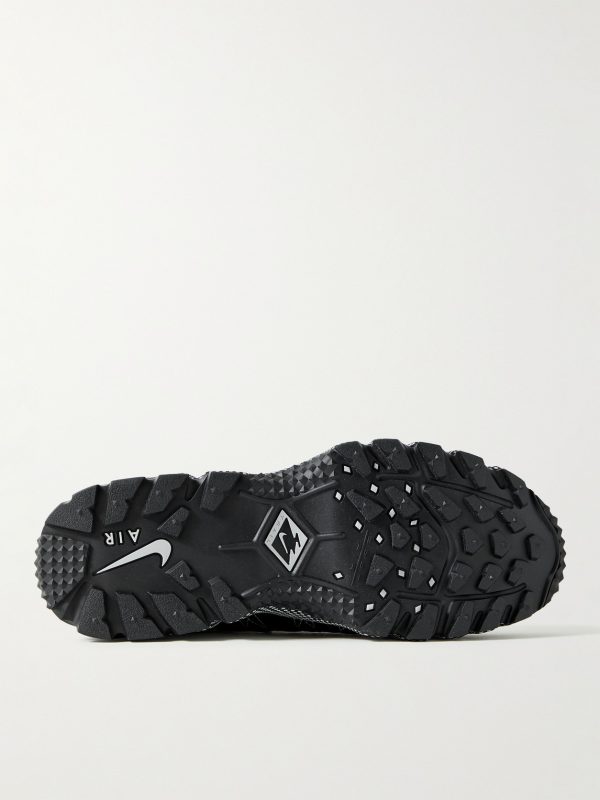 Air Humara QS Leather-Trimmed Mesh Sneakers - E1