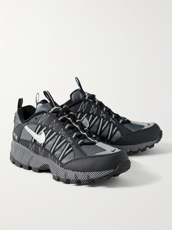 Air Humara QS Leather-Trimmed Mesh Sneakers - FR