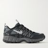 Air Humara QS Leather-Trimmed Mesh Sneakers