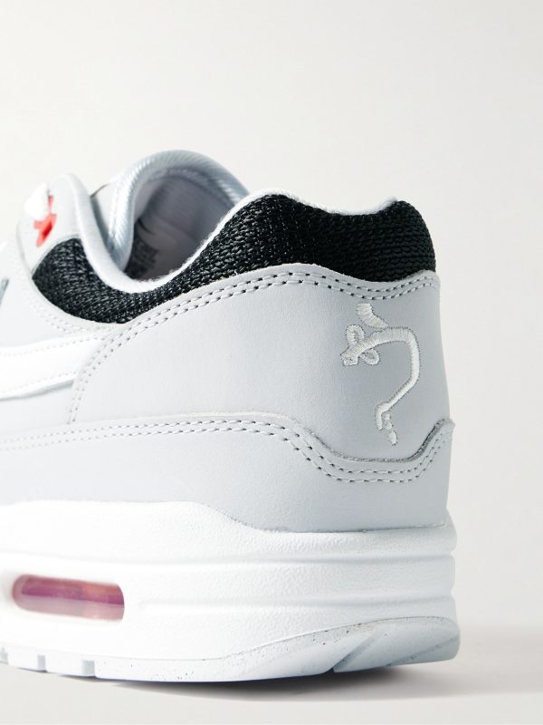 Air Max 1 Suede, Mesh and Textured-Leather Sneakers - CU Air Max 1 Suede, Mesh and Textured-Leather Sneakers - CU