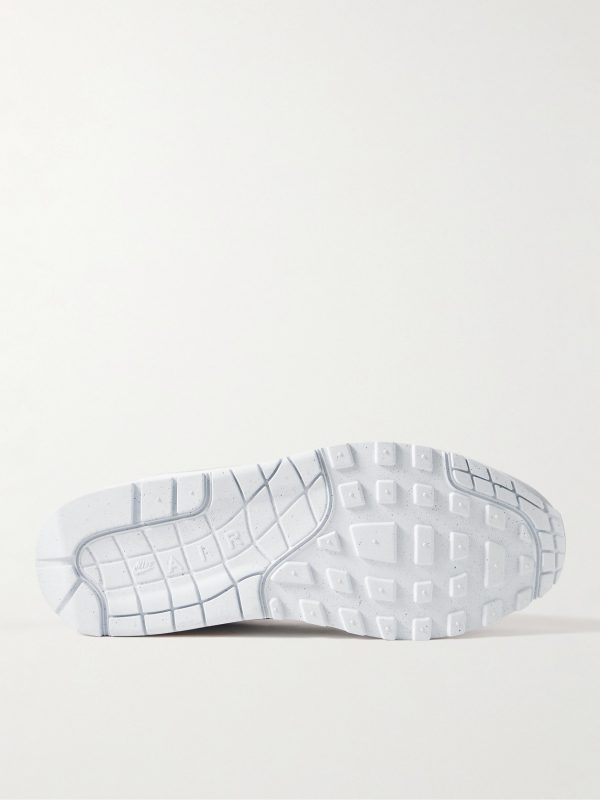 Air Max 1 Suede, Mesh and Textured-Leather Sneakers - E1 Air Max 1 Suede, Mesh and Textured-Leather Sneakers - E1