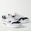 Air Max 1 Suede, Mesh and Textured-Leather Sneakers - FR Air Max 1 Suede, Mesh and Textured-Leather Sneakers - FR
