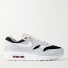 Air Max 1 Suede, Mesh and Textured-Leather Sneakers Air Max 1 Suede, Mesh and Textured-Leather Sneakers