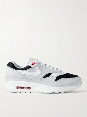 Air Max 1 Suede, Mesh and Textured-Leather Sneakers Air Max 1 Suede, Mesh and Textured-Leather Sneakers