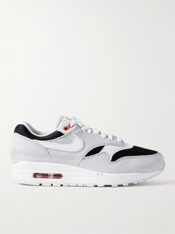Air Max 1 Suede, Mesh and Textured-Leather Sneakers Air Max 1 Suede, Mesh and Textured-Leather Sneakers
