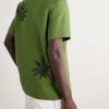 + Paula's Ibiza Embroidered Crocheted Cotton Polo Shirt - BK