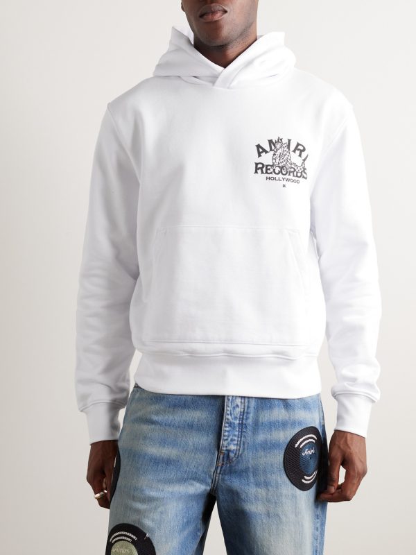Logo-Print Cotton-Jersey Hoodie - FR