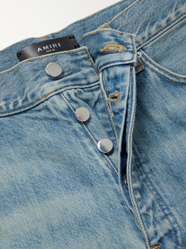 Appliquéd Wide-Leg Jeans - E1
