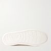 Suede-Trimmed Full-Grain Leather Sneakers - E1 Suede-Trimmed Full-Grain Leather Sneakers - E1