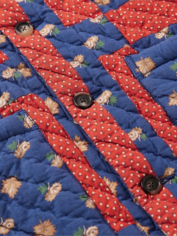 Sheepfold Quilted Padded Printed Cotton Jacket - CU Sheepfold Quilted Padded Printed Cotton Jacket - CU
