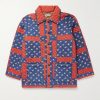 Sheepfold Quilted Padded Printed Cotton Jacket Sheepfold Quilted Padded Printed Cotton Jacket