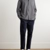 Pinstriped Cotton and Wool-Blend Shirt - OU Pinstriped Cotton and Wool-Blend Shirt - OU