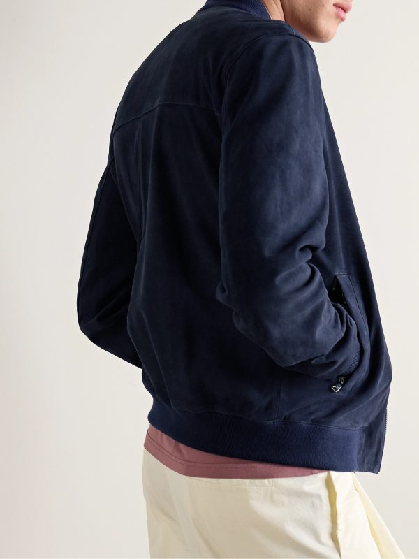 Suede Bomber Jacket - BK