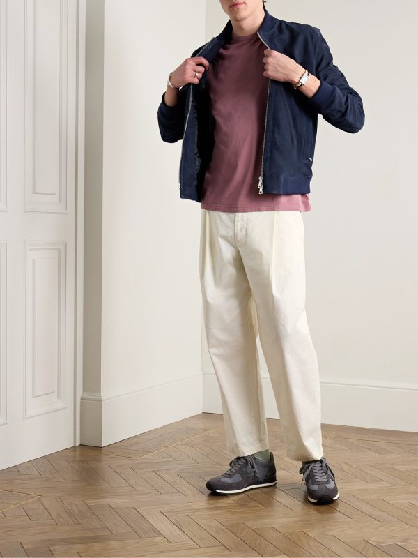 Suede Bomber Jacket - OU