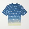 Oversized Ombré Printed Cotton-Jersey T-Shirt Oversized Ombré Printed Cotton-Jersey T-Shirt