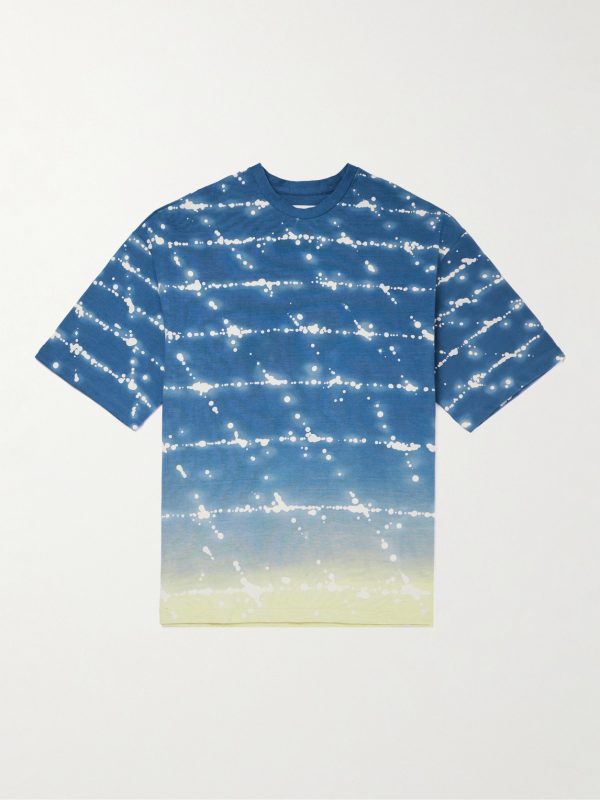 Oversized Ombré Printed Cotton-Jersey T-Shirt Oversized Ombré Printed Cotton-Jersey T-Shirt