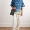 Oversized Ombré Printed Cotton-Jersey T-Shirt - OU Oversized Ombré Printed Cotton-Jersey T-Shirt - OU