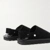 Sabot Suede Mules - BK Sabot Suede Mules - BK