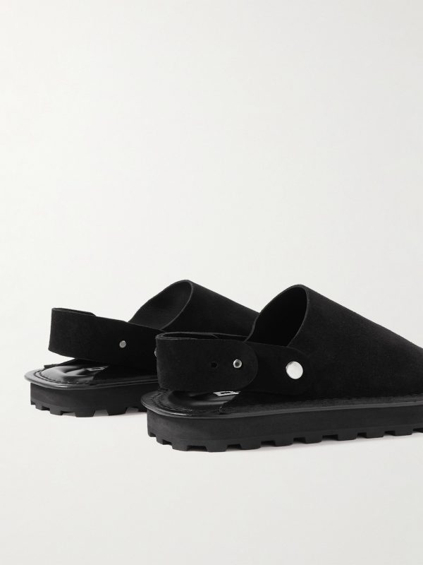 Sabot Suede Mules - BK Sabot Suede Mules - BK