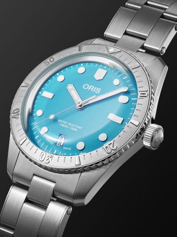 Divers Sixty-Five Automatic 38mm Stainless Steel Watch, Ref. No. 01 733 7771 4055-07 8 19 18 - FR