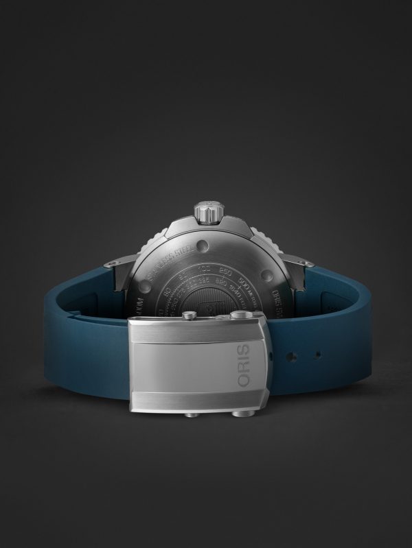 Aquis Small Second Date Automatic 45.5mm Stainless Steel and Rubber Watch, Ref. No. 01 743 7733 4155-07 4 24 69EB - E2 Aquis Small Second Date Automatic 45.5mm Stainless Steel and Rubber Watch, Ref. No. 01 743 7733 4155-07 4 24 69EB - E2
