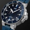 Aquis Small Second Date Automatic 45.5mm Stainless Steel and Rubber Watch, Ref. No. 01 743 7733 4155-07 4 24 69EB - FR Aquis Small Second Date Automatic 45.5mm Stainless Steel and Rubber Watch, Ref. No. 01 743 7733 4155-07 4 24 69EB - FR