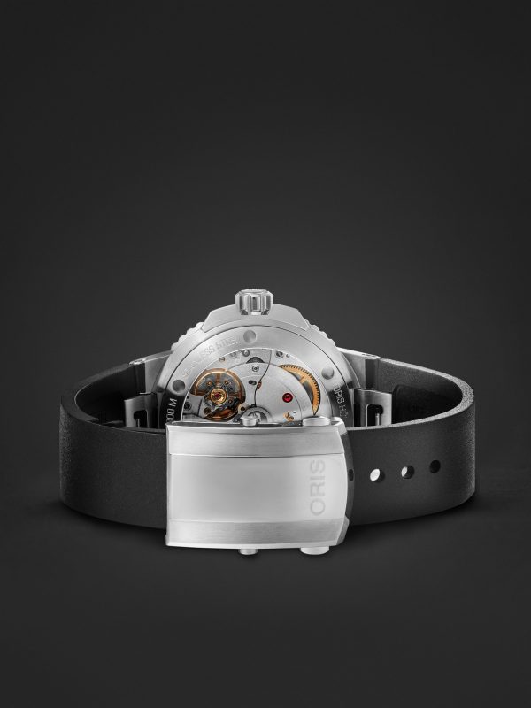 Aquis Automatic 43.5mm Stainless Steel and Rubber Watch, Ref. No. 01 400 7763 4157-07 4 24 74EB - E2 Aquis Automatic 43.5mm Stainless Steel and Rubber Watch, Ref. No. 01 400 7763 4157-07 4 24 74EB - E2