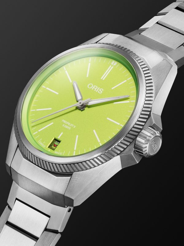 + The Muppets ProPilot X Kermit Limited Edition 39mm Titanium Watch, Ref. No. 01 400 7778 7157-Set - FR + The Muppets ProPilot X Kermit Limited Edition 39mm Titanium Watch, Ref. No. 01 400 7778 7157-Set - FR
